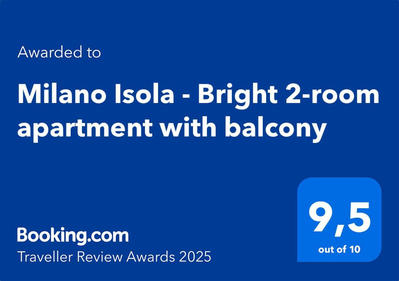 Milano Isola - Bright 2-Room Apartment With Balcony Exterior photo